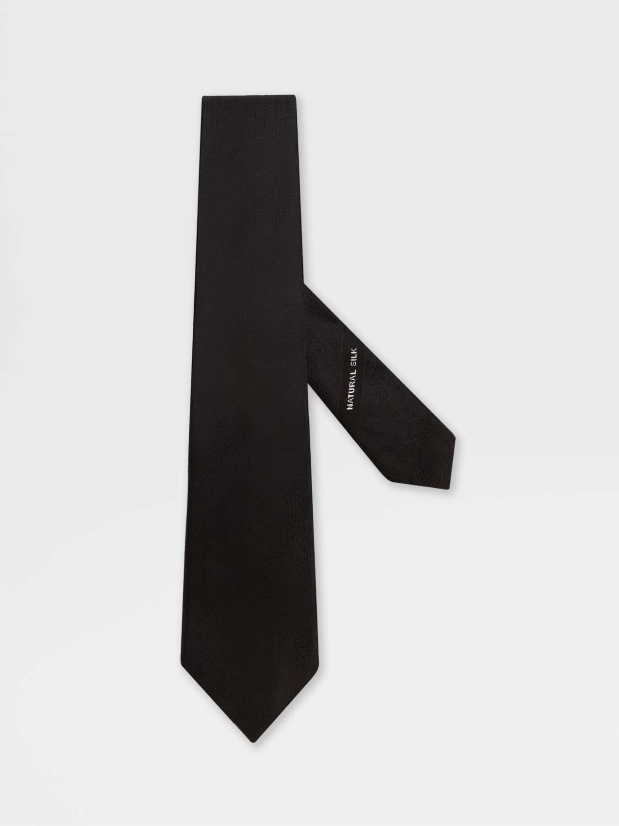 Black Silk Tie